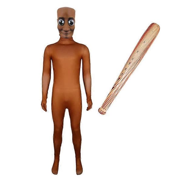Cosplay Tung Sahur Jumpsuits Hette Bodysuits Halloween Kostymer B A A 130cm