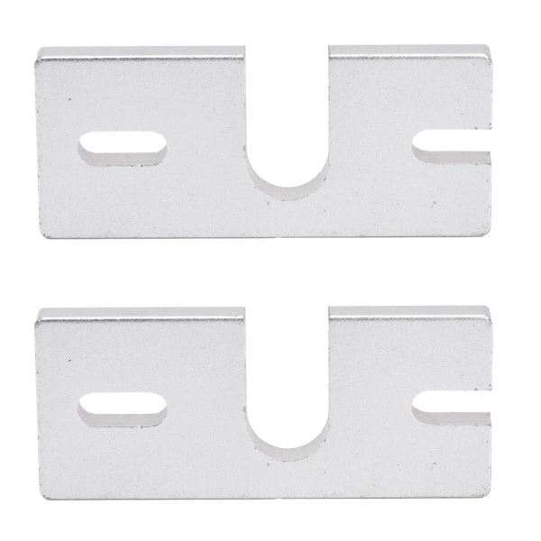 2st Hot End Fast Plate Mount Aluminiumlegering rektangulär för Reprap V6 3D-skrivare