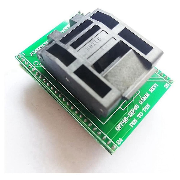Qfp48 Till Dip48 Ic Test Socket 0.5mm Pitch Lqfp48 Till Dip48 Programmeringsadapter / Tqfp48 Till Dip48 Ada-E