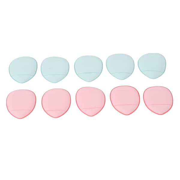 10 stk. Finger Makeup Svamp Blød Elastisk Kosmetisk Finger Pudderkvast til Foundation Concealer BB Cream