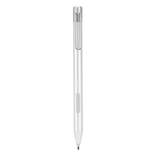 Stylus Pen 4096 Niveauer Trykfølsomhed Aluminiumslegering Bærbar Lille Kapacitiv Stylus Digital Tablet Stylus Sølv