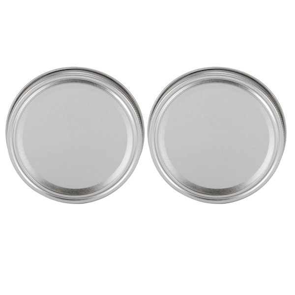 Jaetun tyypin lasipurkkien purkituskannet pyöreät ruokasäiliön cover keittiötarvikkeet (10 kpl 70 mm hopea pyöreä rengas + cover )