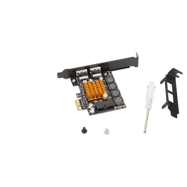 PCI E - USB 3.0 -laajennuskortti, 5 Gbps:n siirto, 19-pinninen riippumaton suojaus, hyvä lämmönpoisto, USB-laajennuskortti