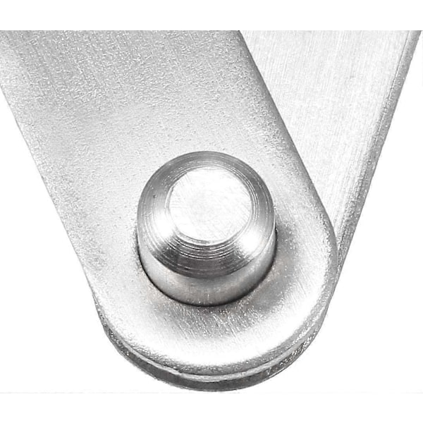 2 sæt rustfrit stål 360 graders roterende dørhængsel 60 mm x 11 mm