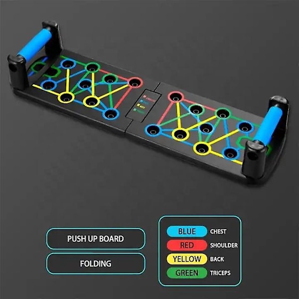 Push Up-bräda Multifunktionell Fitness System Hemma Träningsutrustning Bröstmuskelstyrketräning