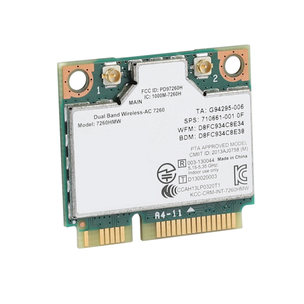 Til Intel 7260AC Universal Trådløst Kort 867M Bluetooth 4.0 Netværkskort