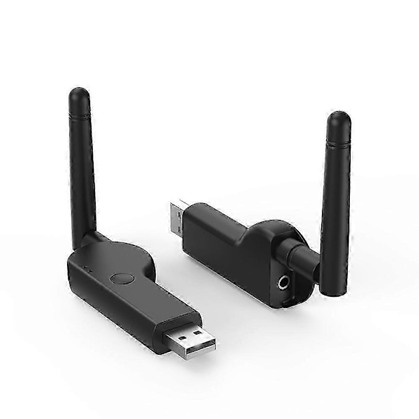 USB Bluetooth 5.2 Adapter Bluetooth-Kompatibel 5.2 USB Sändare 3.5mm Extern Antenn Dator