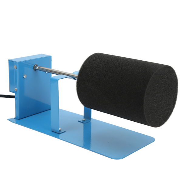 Koppvridare Justerbar Skum Anti Slip Tyst Stabil Aluminiumlegering Blå DIY Äggskal Kopp Svamp Koppvridare EU-kontakt 220V
