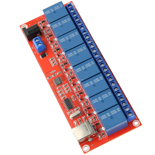 Relæmodul Interface Board til LowLevel Trigger USB seriel port DIY elektriske forsyninger 24V