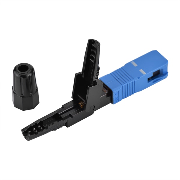 10 stk/parti SC/UPC optisk fiber lynstik hurtig adapter enkelt tilstand til FTTH/ODF