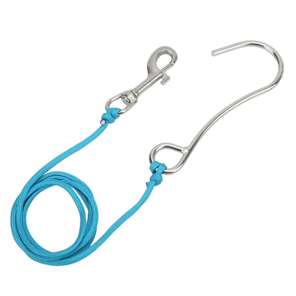 Scuba Diving Reef Drift Hooks med line og rustfrit stål klips til undervandsfotografering