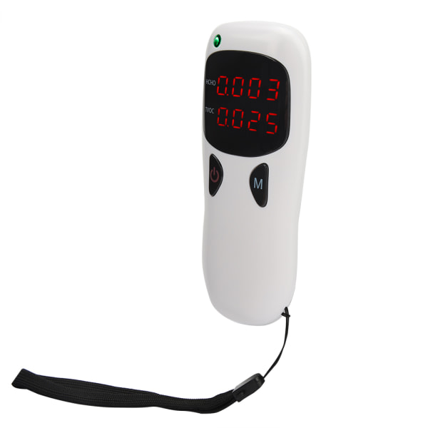 Bærbar Formaldehyd Detektor Indendørs Hjem Luftkvalitet Tester HCHO Meter TVOC Monitor