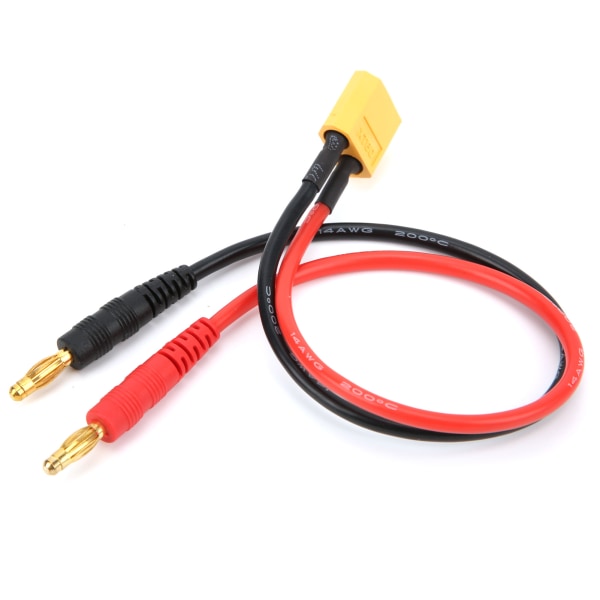 22 cm RC batteriladdning XT60 till 4,0 mm bananplugg 14AWG kabel för Lipo batteriladdare