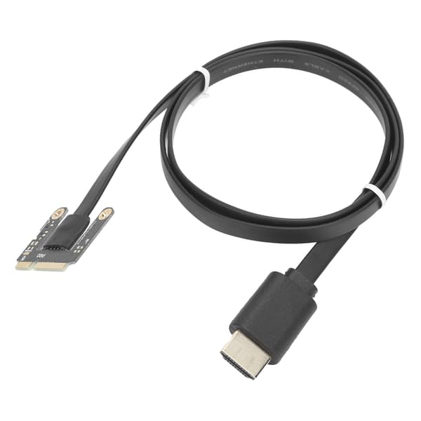Mini PCI-E kabelkonverter udvidelsesenhed interfaceadapter HDMI-kabel til bærbar computer
