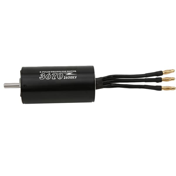 Til SURPASS HOBBY Ikke-induktiv børsteløs motor sort til 5,0 mm 3670 2650KV RC båd