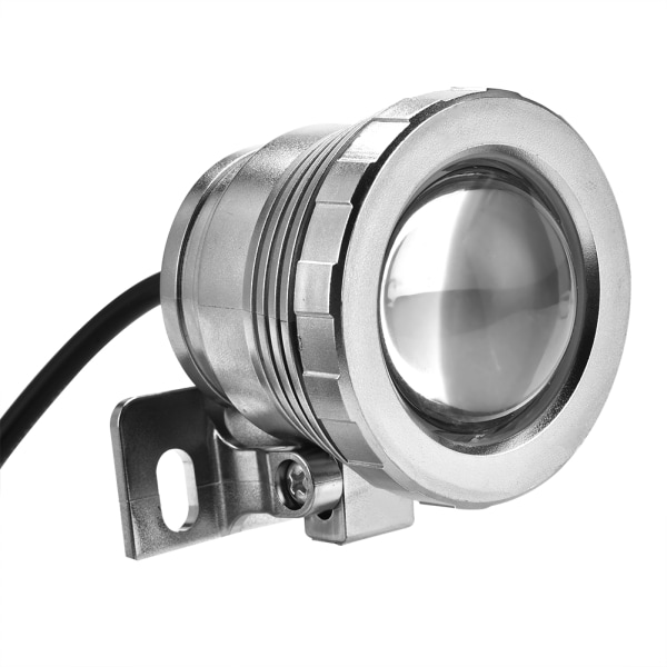 12V 5W RGB Vanntett Akvarium LED Spotlight Lampe for Fish Tank Pool Garden Underwater Silver