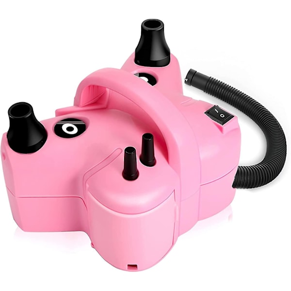 Sähköinen ilmapallopumppu, 600 W 3 in 1 sähköpumppu, ilmapumppu uimarenkaalle, ilmapatjalle, juhliin, syntymäpäivään, häihin