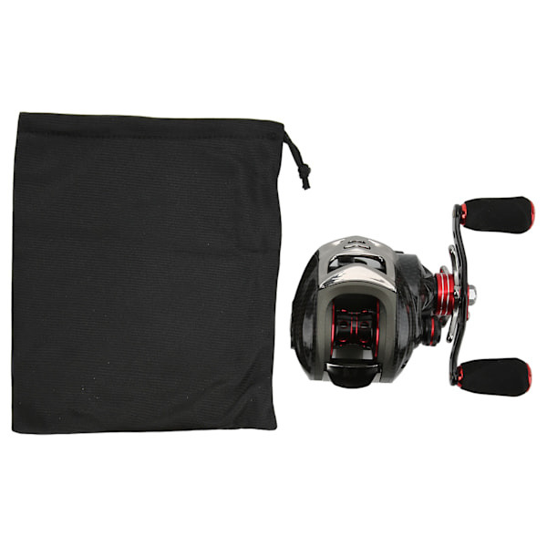Baitcasting-kelat Metalli 18+1BB 6.3:1 Vaihdesuhde Suuri Nopeus Kalastus Kela Pitkälle Heitolle Kalastustarvikkeet HJB200‑2 Oikea Käsi