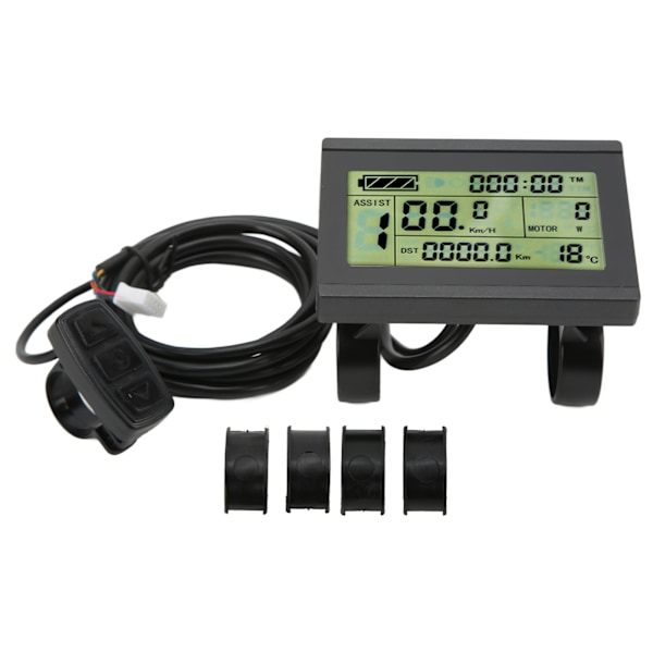 KT LCD3-skärm 72V ABS Elektrisk cykeldisplay med SM-kontakt för KT-styrenhet
