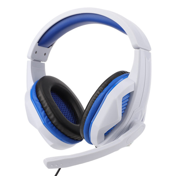 Gaming Headset Brusreducering Stark Bas Andningsbar Trådbunden Spelhörlurar med Mikrofon för PS5 för XBOX PC