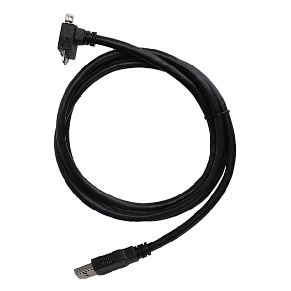Micro-B hane till USB-A 3.0 hane kabel sladd vinkelanslutning adapterkabel 1,2 m svart