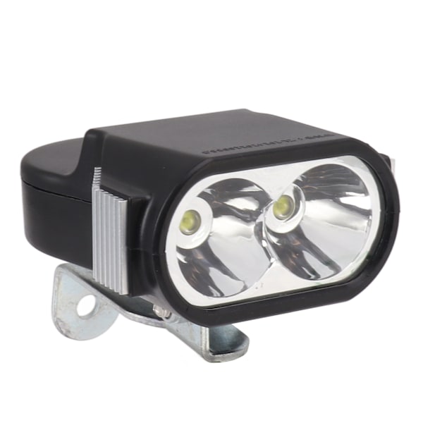 Sykkel frontlykt superlys sykkel LED frontlykt 24‑60V LED sykkellys med advarselshorn for nattkjøring 5W