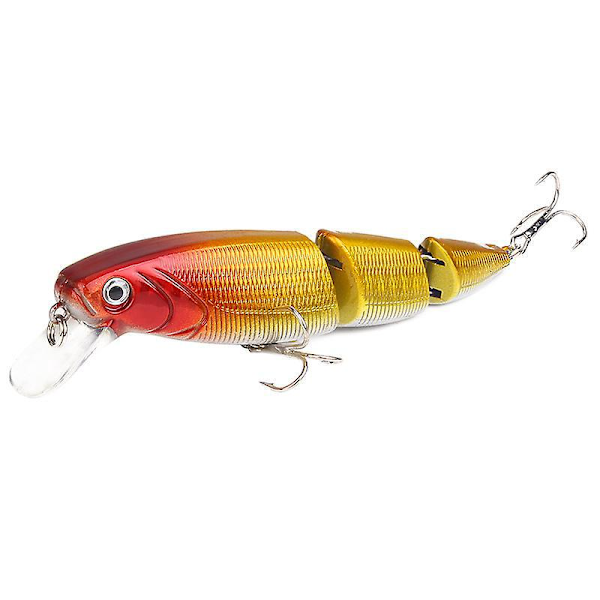 Truscend 5-delad Multi-ledad Swimbaits för Bass & Öring - Livsliknande Långsamt Sjunkande Bioniska Simmande Beten