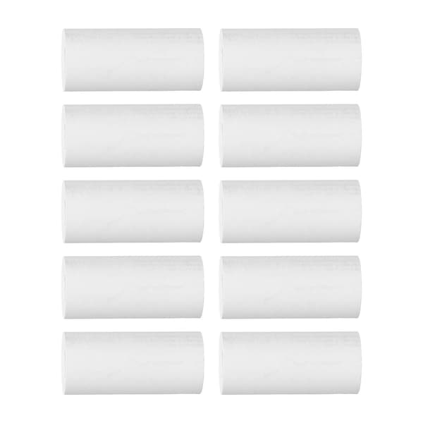 10 rullar termiskt tryckpapper Bärbar kärnlös HD termisk påfyllningspapperssats