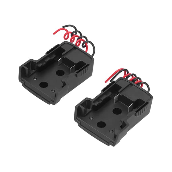 2 sett batteriadapterfesteholder dokkingstrømkildeomformer for Milwaukee M18 18V