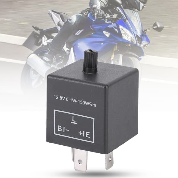 CF14KT Universal 3 Ben 12.8V 0.1W-150W Justerbar LED Blinklys Blinkrelæ til Bil