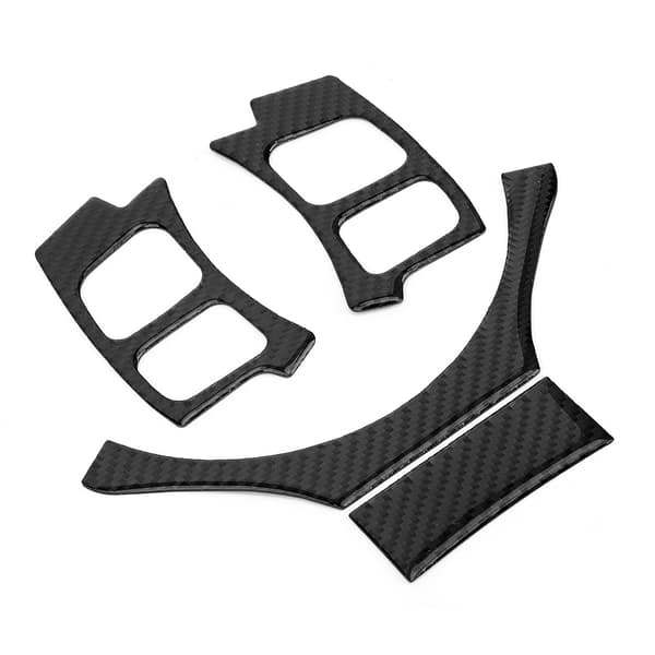 4 st/set kolfiber rattkåpa bilmontering passar för LEXUS IS250 IS300 IS350 2014-2018 Typ C