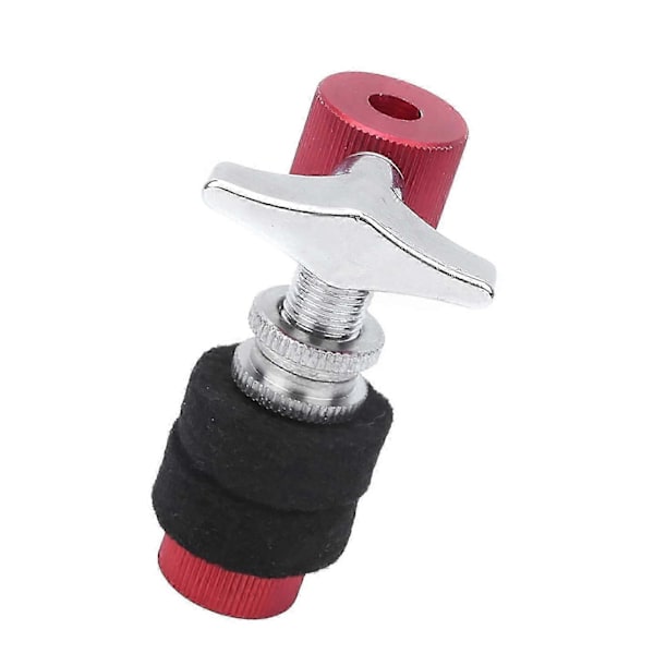 Hi-hat-symbaalin kytkin, korkealaatuinen punainen musta rumpusetti, varusteet, soitintarvikkeet