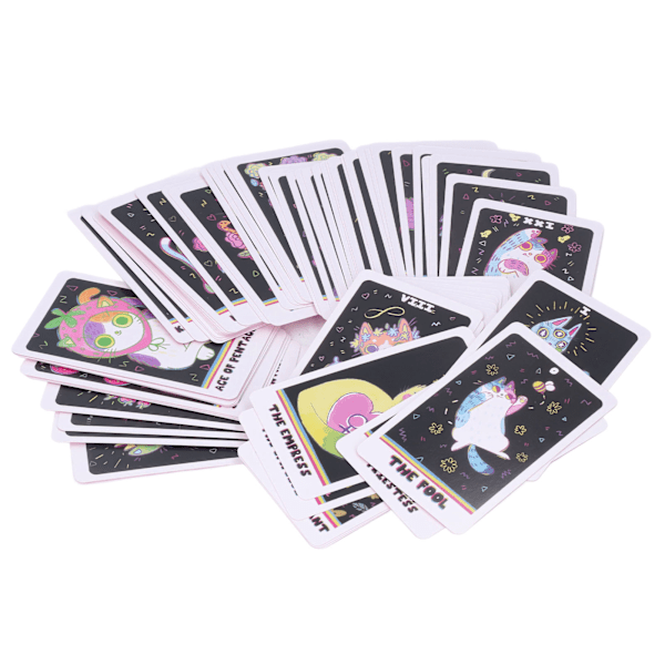 78 Decks The Weird Cat Tarot Divination Fate Forecasting Entertainment Card Table Game