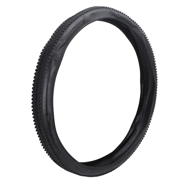 26x1,95 Mountainbike Yder Dæk Gummi Mønstret Overflade Foldbar Udskiftning Cykeldæk til Cykel Reparation Helt Sort
