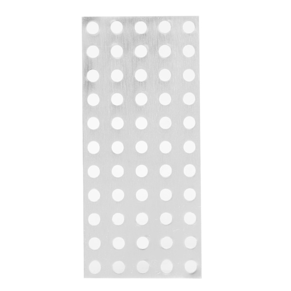 3116-0040-0088 Aluminiumsgitterplate Mesh-åpningsplate Industrirobotdel (5 x 11 hull 40 x 88 mm)
