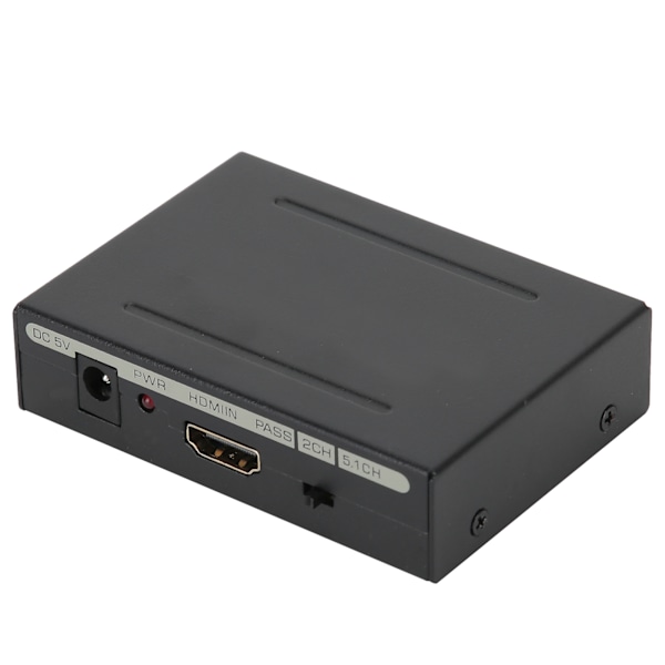 HDMI-lydekstraktor HDMI til HDMI SPDIF optisk til RCA L/R lydadapter 100-240VUK-stik