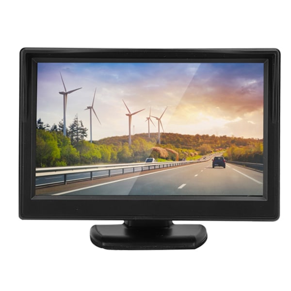 5-tums högupplösta TFT LCD-reverserande parkeringsvattentät monitor för bilbackupkamera