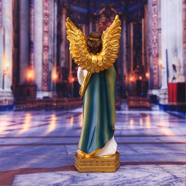 Saint Raphael-figurin Utsökt design Levande mönster för vardagsrum Studiematerial