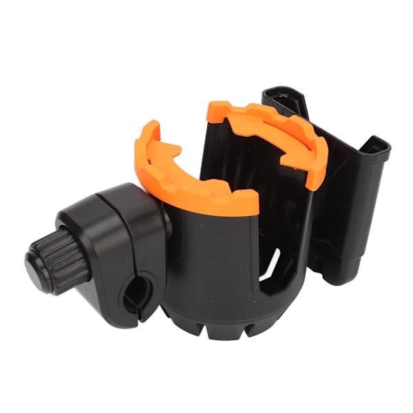 Klapvogns kopholder Multifunktion Stor kaliber Designet 360 grader Rotation Bærbar klapvogn Vandflaskeholder Sort Orange