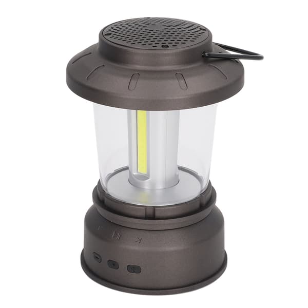 Utendørs Bluetooth-høyttalerlys i retrostil, 2 moduser, USB-strømforsyning, IP65 vanntett Bluetooth-musikk campinglanterne, gult lys