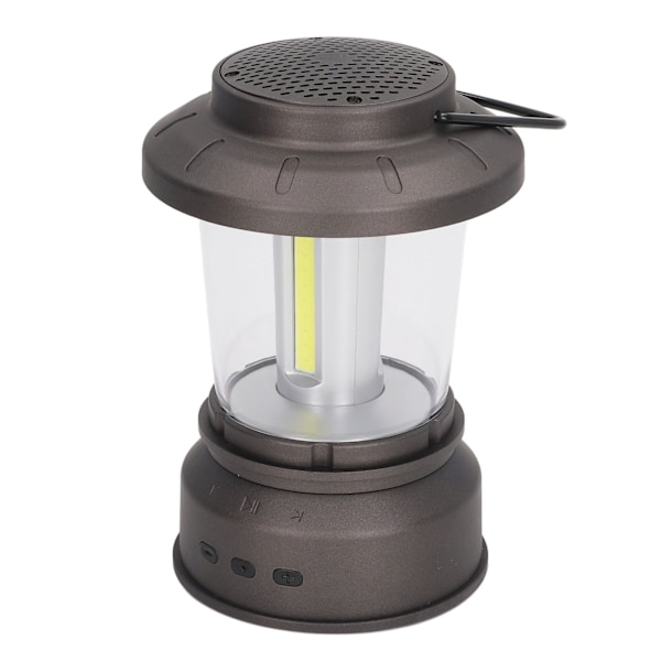 Utomhus Bluetooth-högtalarljus Retro-stil 2 lägen USB-strömförsörjning IP65 Vattentät Bluetooth-musik Camping Lykta Gult Ljus