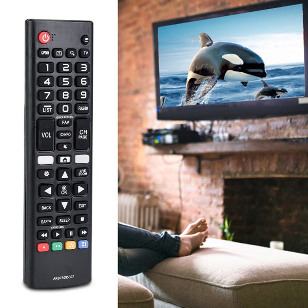 Byte av fjärrkontroll till LG AKB75095307
