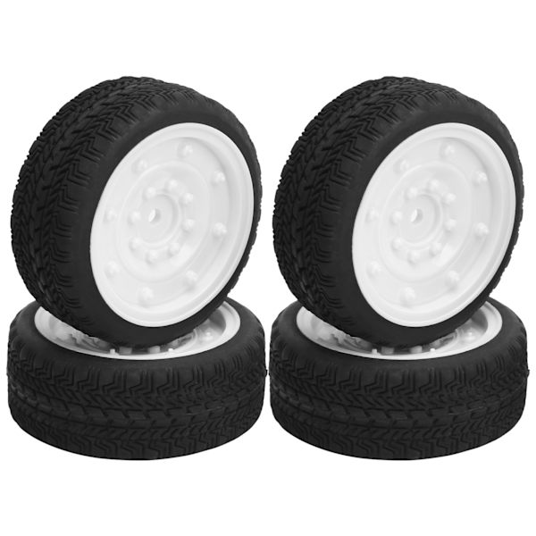 4 st 65 mm RC-gummidäck Fjärrkontroll Biltillbehör Passar för WPL D12 1/10 (013W)