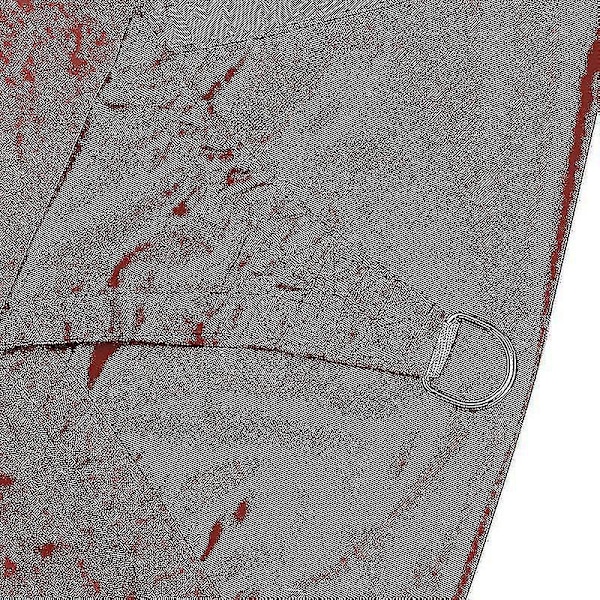 Triangulär Vattentät Solskydd Segel Utomhus Markis 95% UV-Block - 10 Storlekar med Gratis Rep 3*3*3M Rost Röd