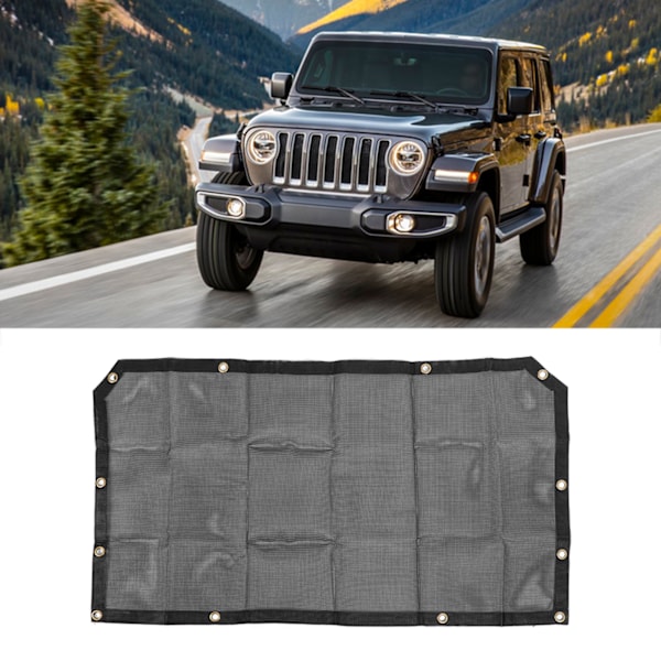 Etuoven katon eristys aurinkosuoja verkko verkko autotarvike sopii Jeep Wrangler JL 2018 +