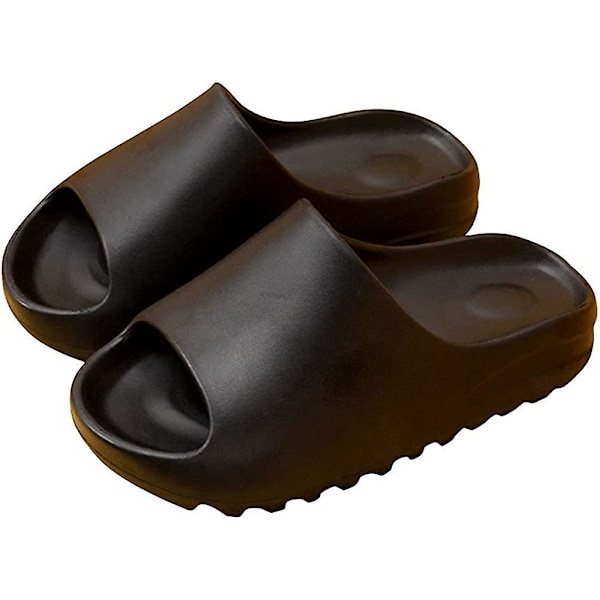 Duschtofflor Ultra Mjuka Tjocka Snabbtorkande för Män Kvinnor Halkfria Casual Inomhus/Utomhus Duschtofflor (38-39EU)