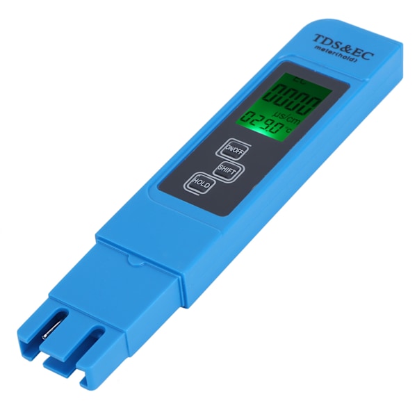 Bärbar penna typ digital TDS EC mätare elektrisk konduktivitet testare vattenkvalitet testBacklight