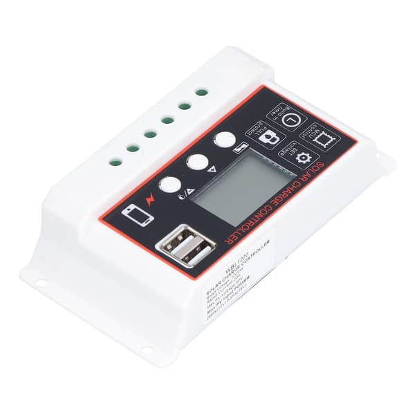 Batteri Solcellekontroller Litiumkontroller Enkel Beskyttelsesfunksjon Fotovoltaisk Kontroller 20A