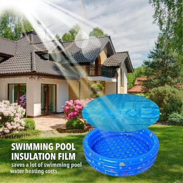 Rund Pool Solskydd - Poolskydd Rund Solfolie Dammtät för Pool (Diameter: 150cm) Prisvärd