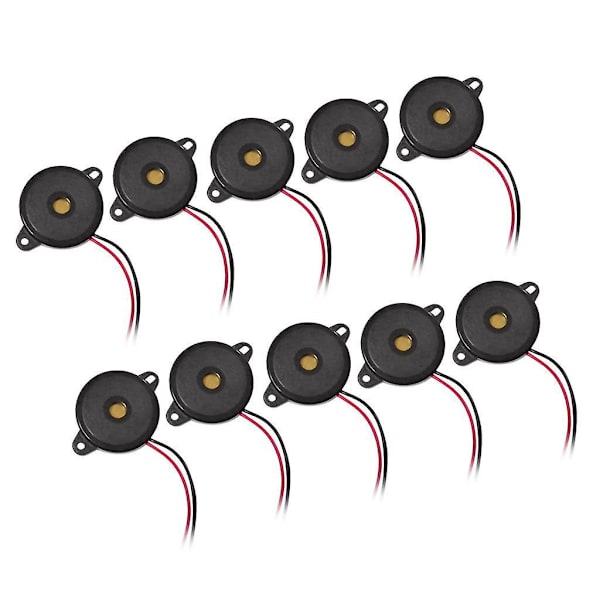 3,6 kHz Piezo Passiv Summer, 10 st Elektronisk Summer Alarm, för Alarm